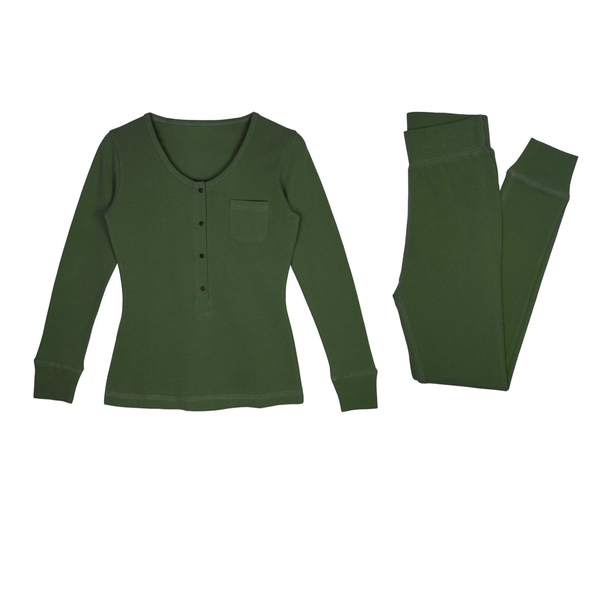 Women's Organic Thermal Lounge Set