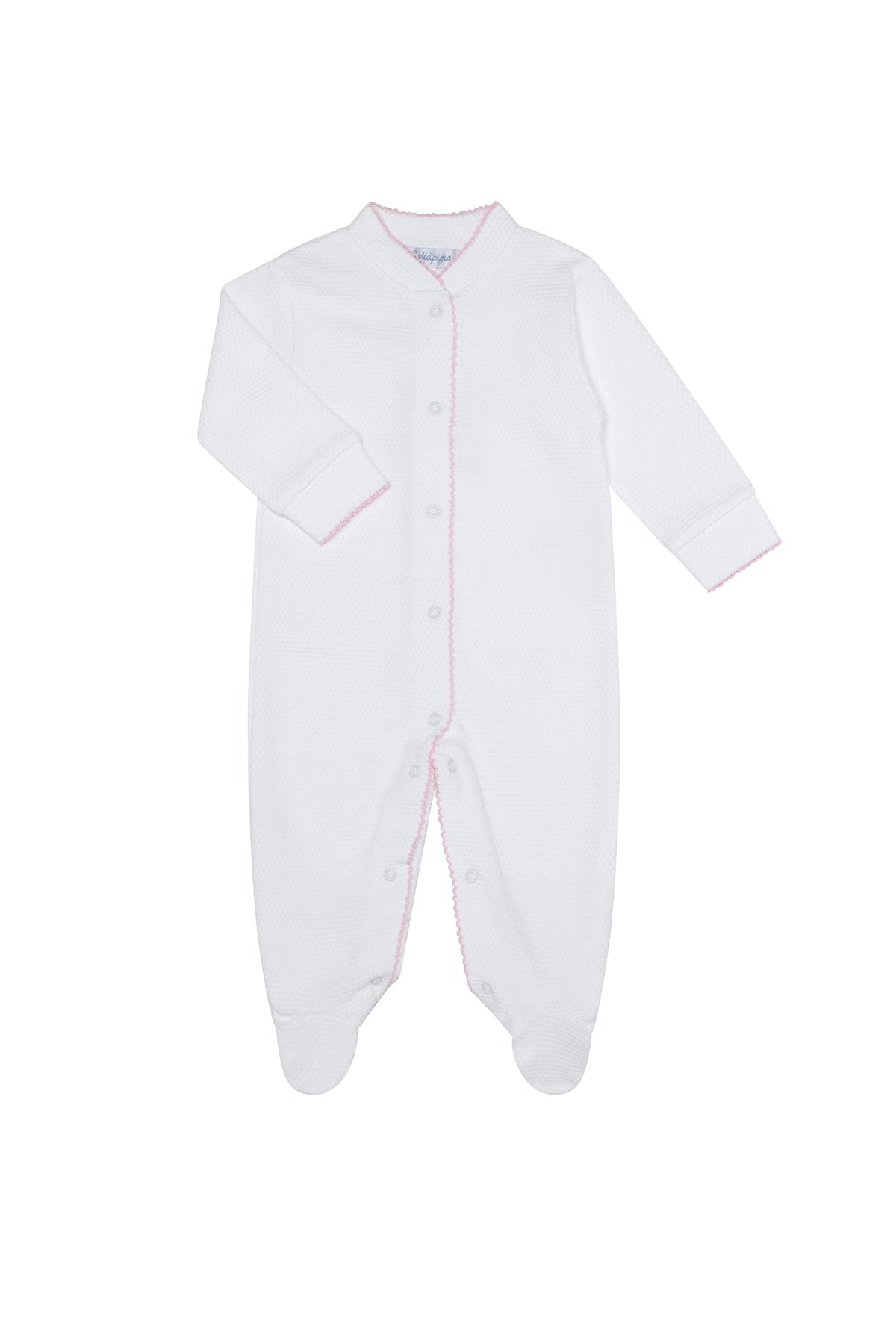 White Bubble Baby Footie