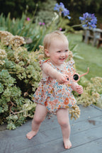 Muslin Flutter Sleeve Romper