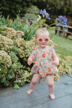 Muslin Flutter Sleeve Romper