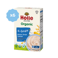 Holle Organic Whole Grain Cereal: 4-Grain (6 Pack)
