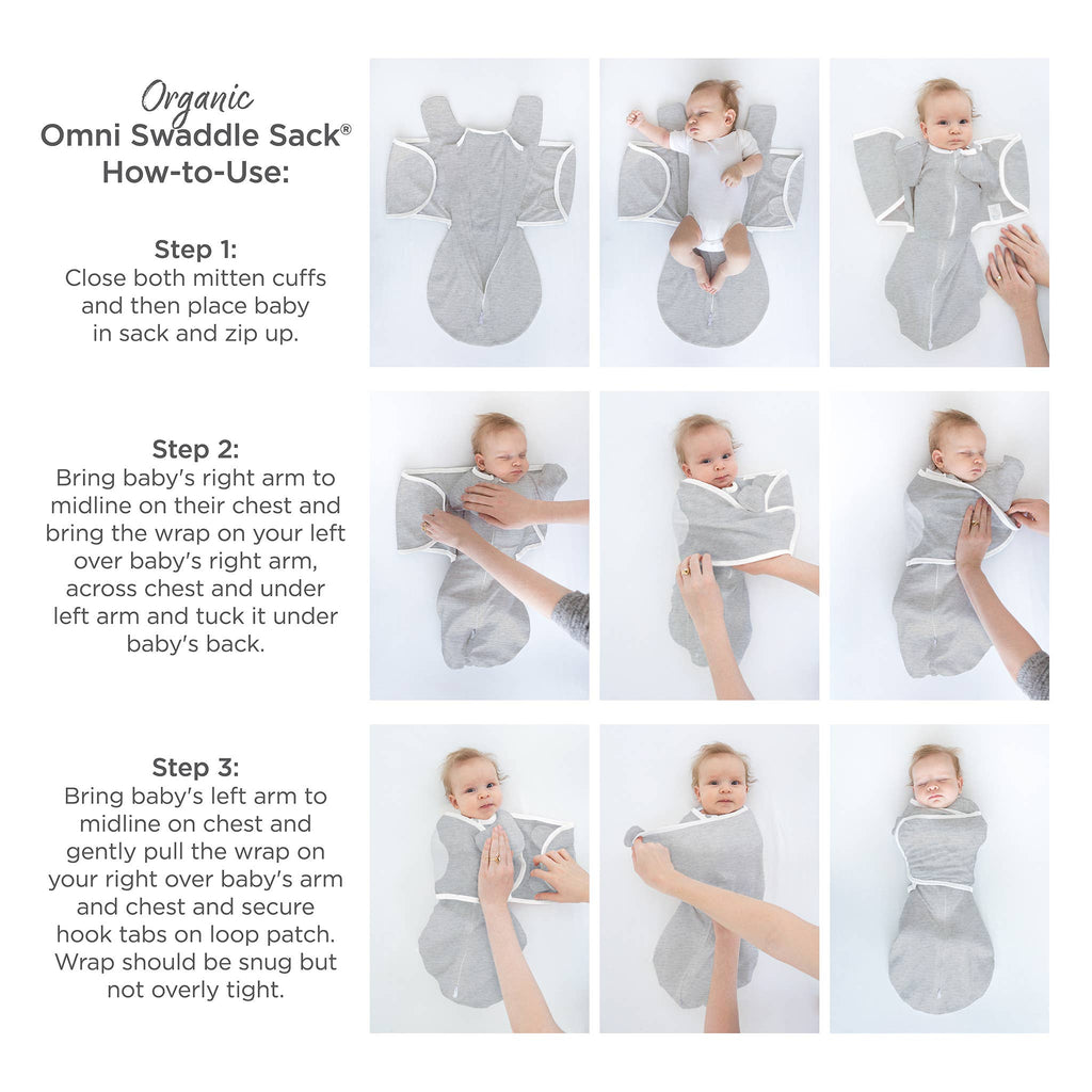 Organic Omni Swaddle Sack, Soft Jadeite