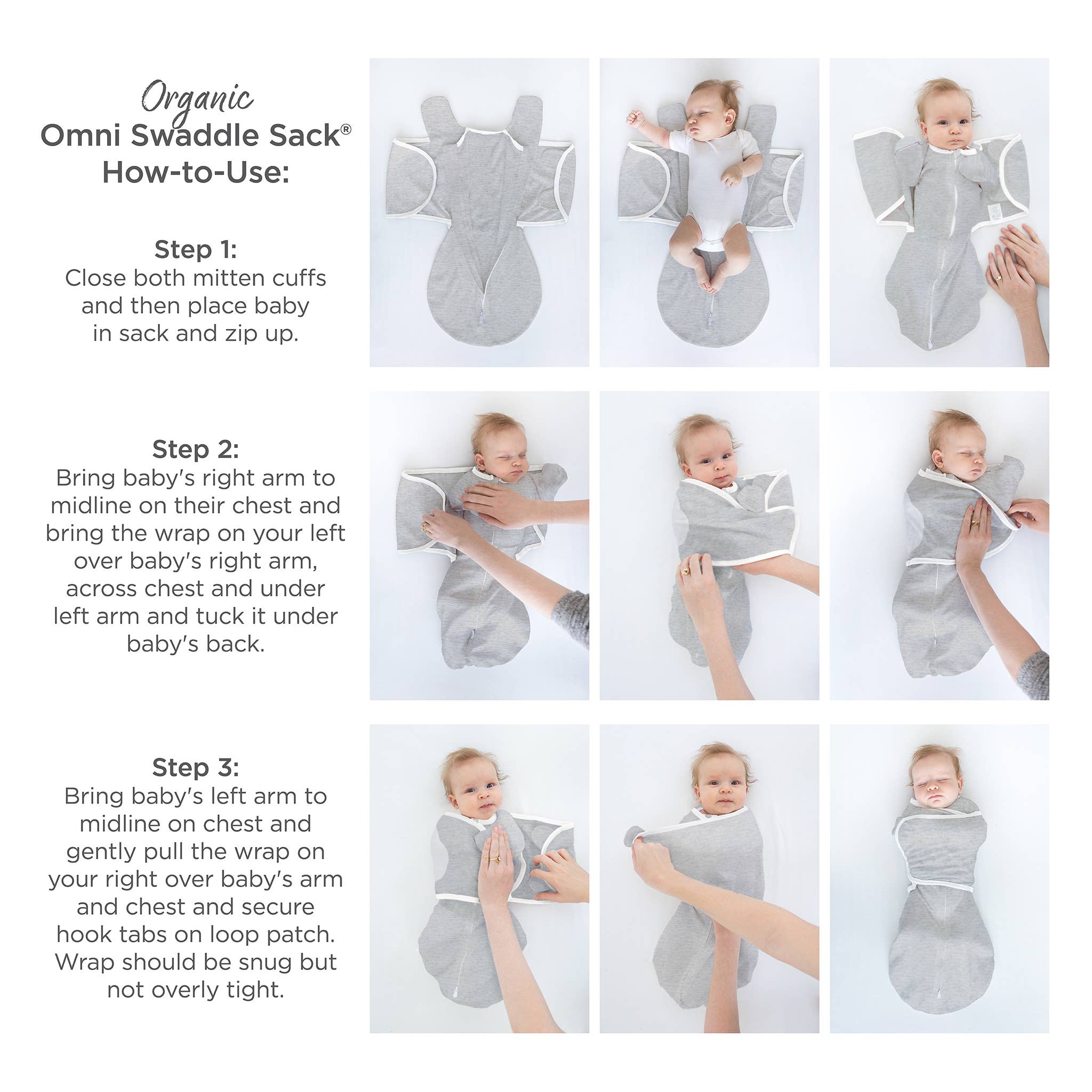 Organic Omni Swaddle Sack, Soft Jadeite