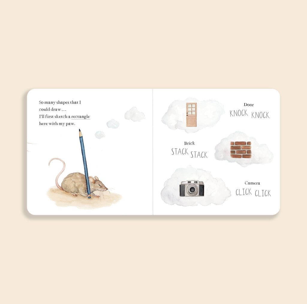 Scribble Scrabble: Un libro de cartón con las primeras palabras