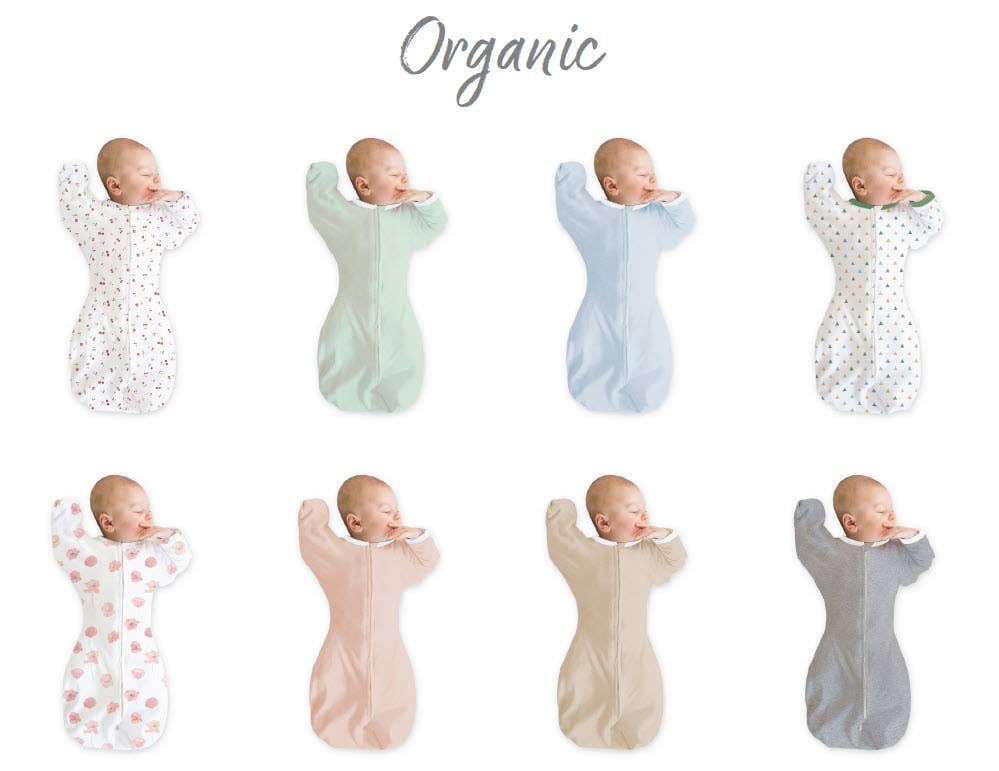 Organic Transitional Swaddle Sack, Sand Dollar