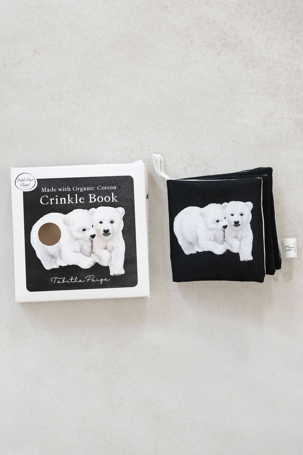 Libro crujiente hecho con algodón ORGÁNICO
