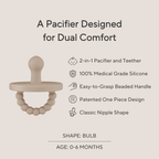 Cutie PAT Bulb (0-6m) Pacifier + Teether