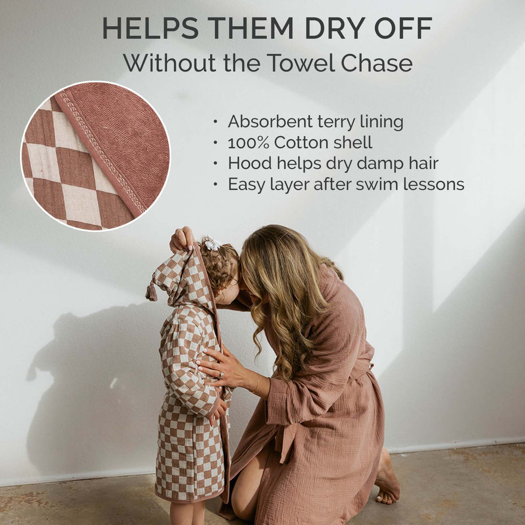 Toddler + Kids Bath Robe