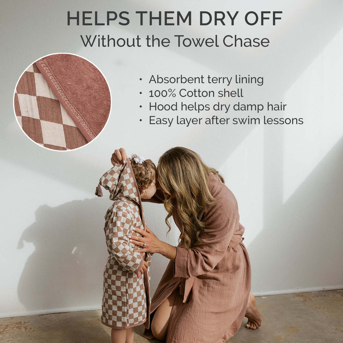 Toddler + Kids Bath Robe