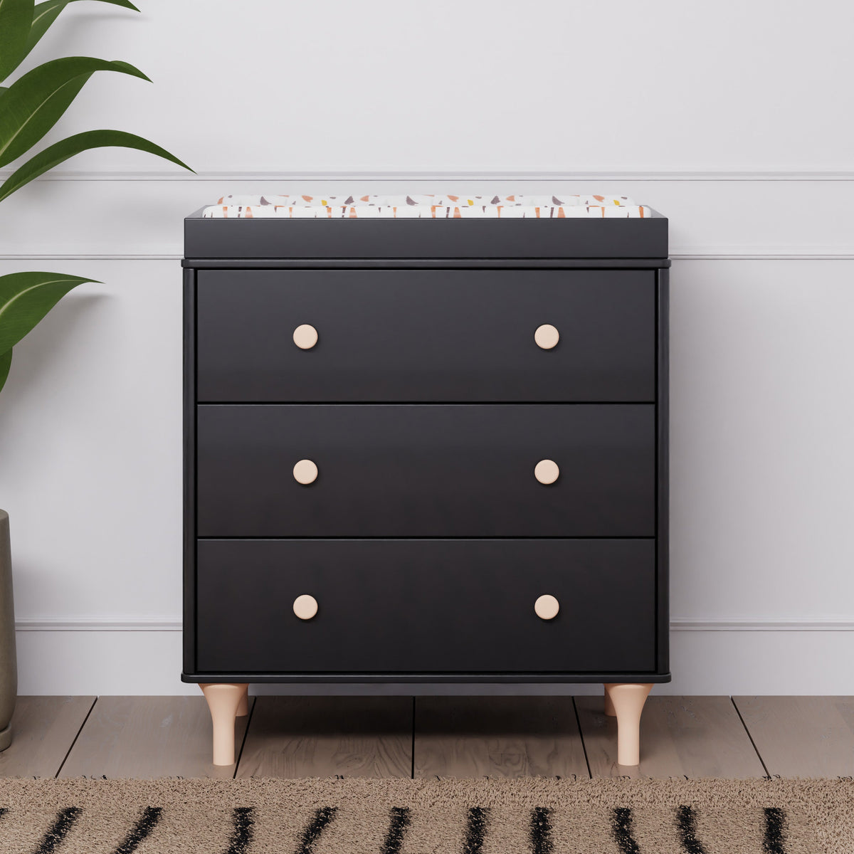 Lolly 3-Drawer Compact Changer Dresser with Removable Changing Tray (34")