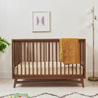 Cuna convertible 3 en 1 Peggy con kit de conversión para cama de niño pequeño