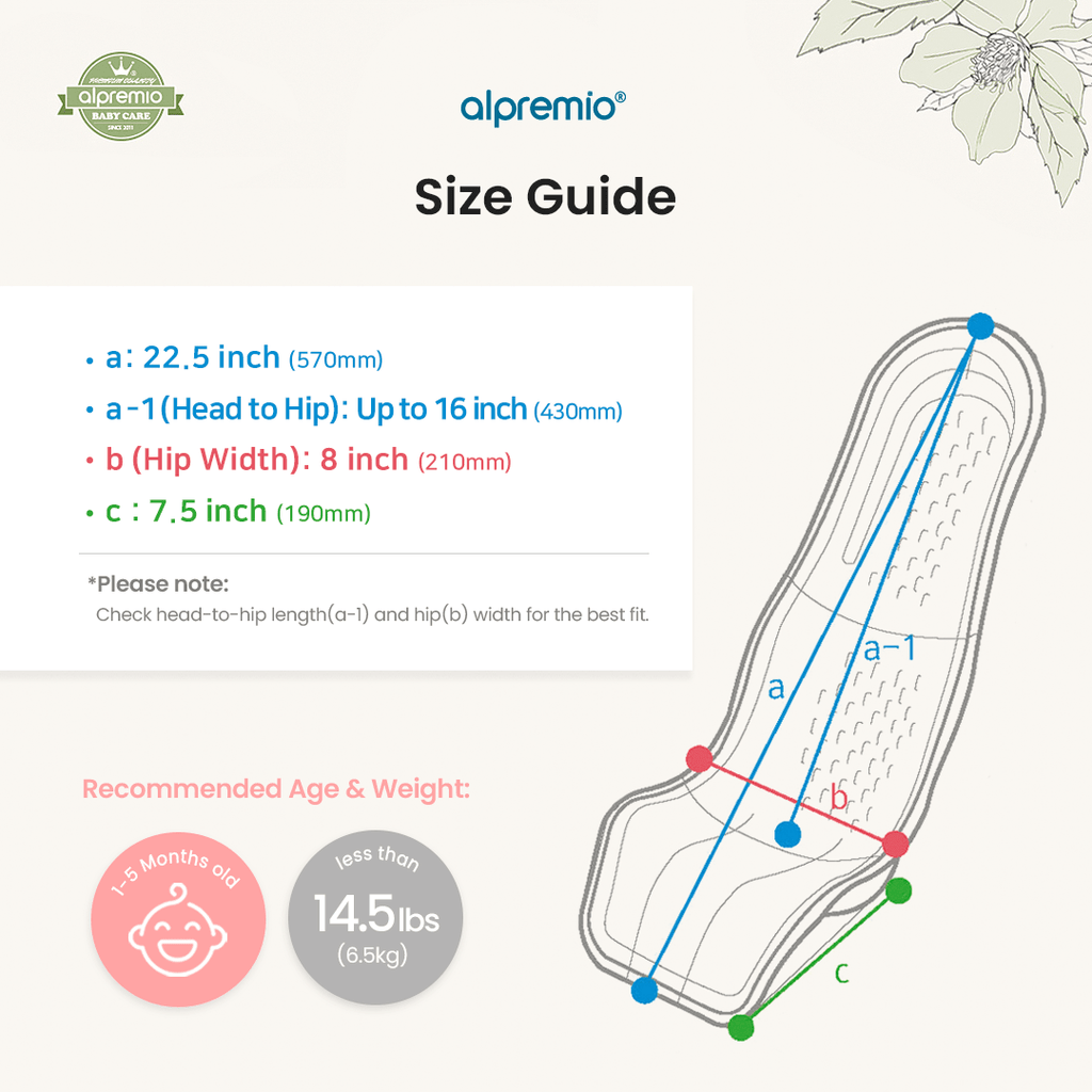 Alpremio Mesh & Organic Baby Bottle Feeding Care Seat