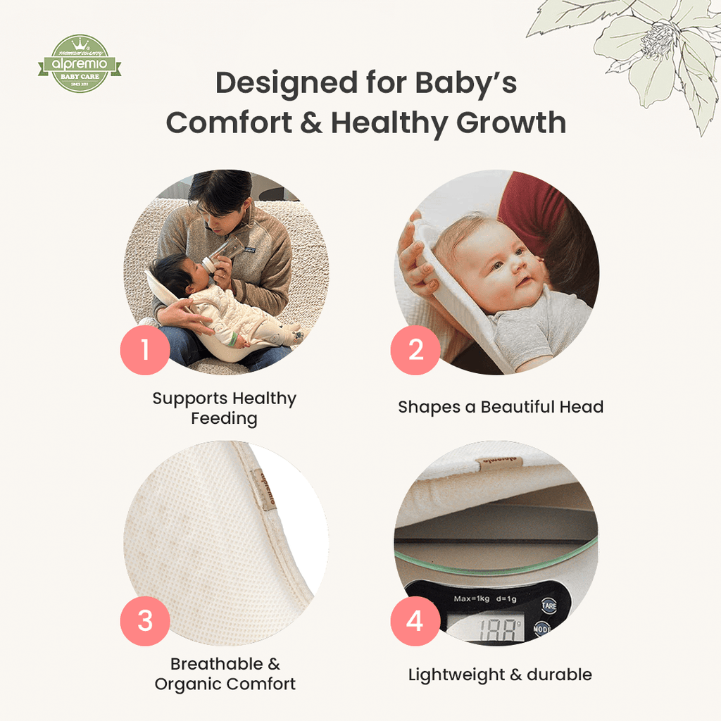 Alpremio Mesh & Organic Baby Bottle Feeding Care Seat