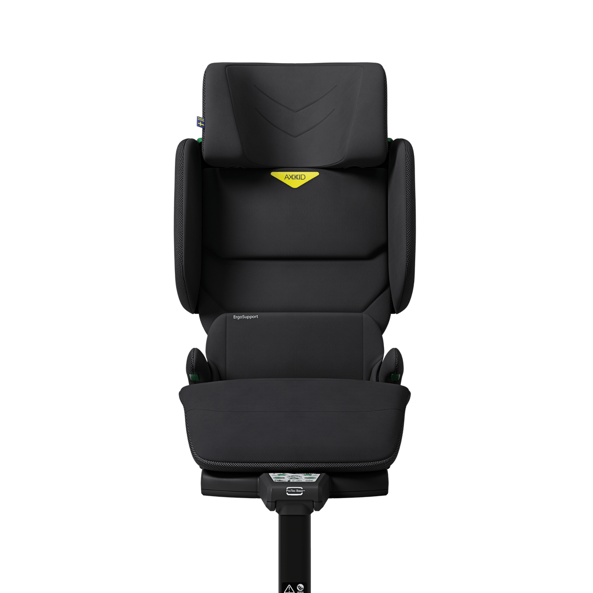 Axkid UP High Back Belt-Positioning Booster Car Seat - Coastal Storm Black