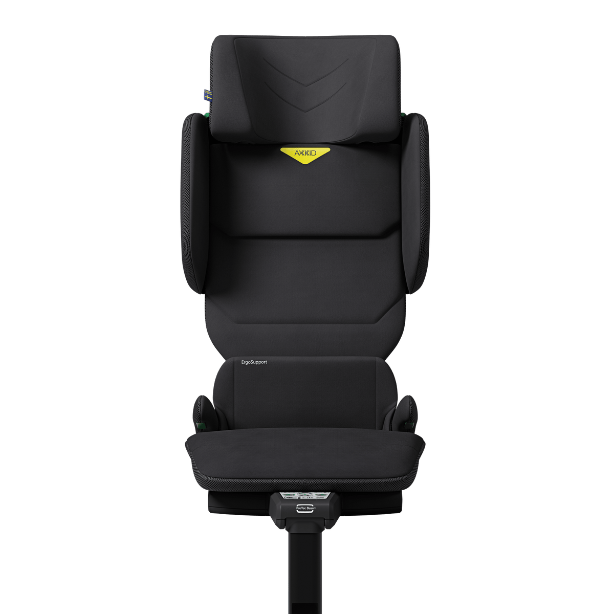 Axkid UP High Back Belt-Positioning Booster Car Seat - Coastal Storm Black
