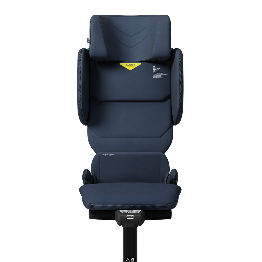 Axkid UP High Back Belt-Positioning Booster Car Seat - Glacier Lake Blue
