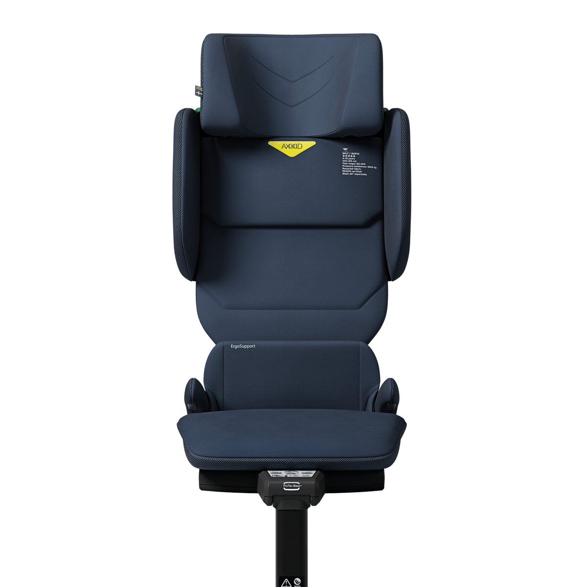 Axkid UP High Back Belt-Positioning Booster Car Seat - Glacier Lake Blue