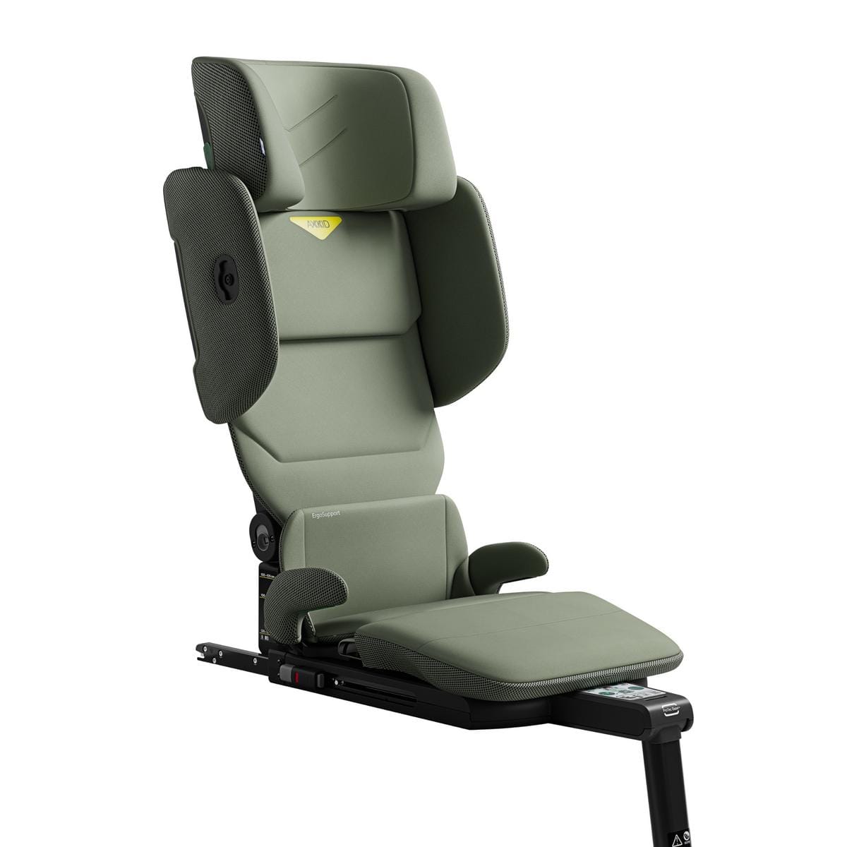 Axkid UP High Back Belt-Positioning Booster Car Seat - Nordic Bloom Green