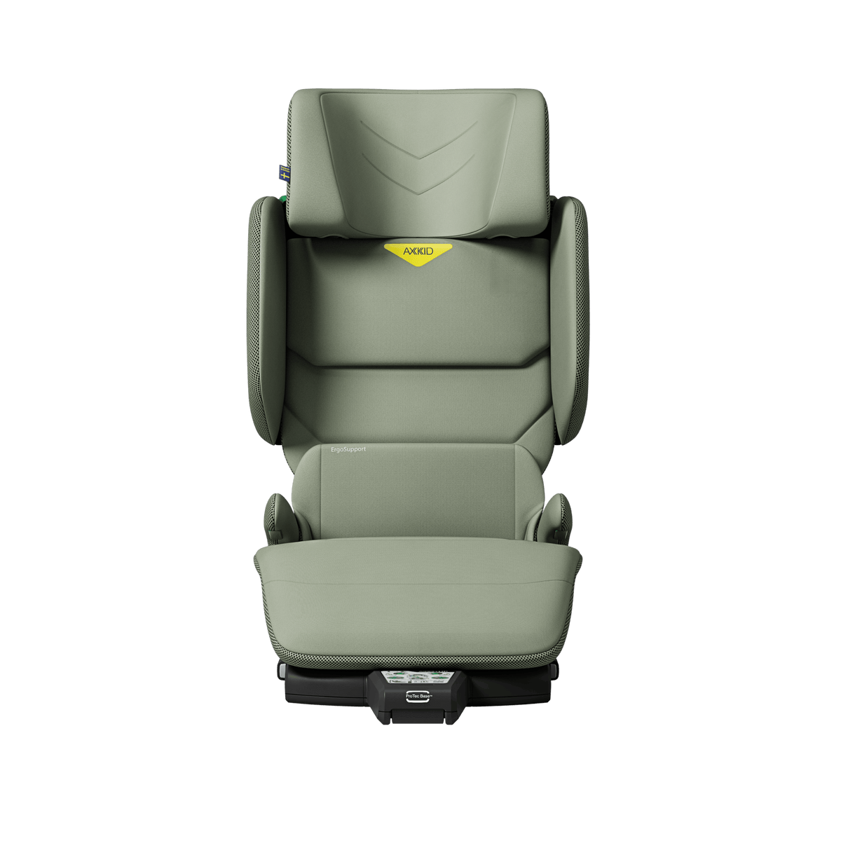 Axkid UP High Back Belt-Positioning Booster Car Seat - Nordic Bloom Green