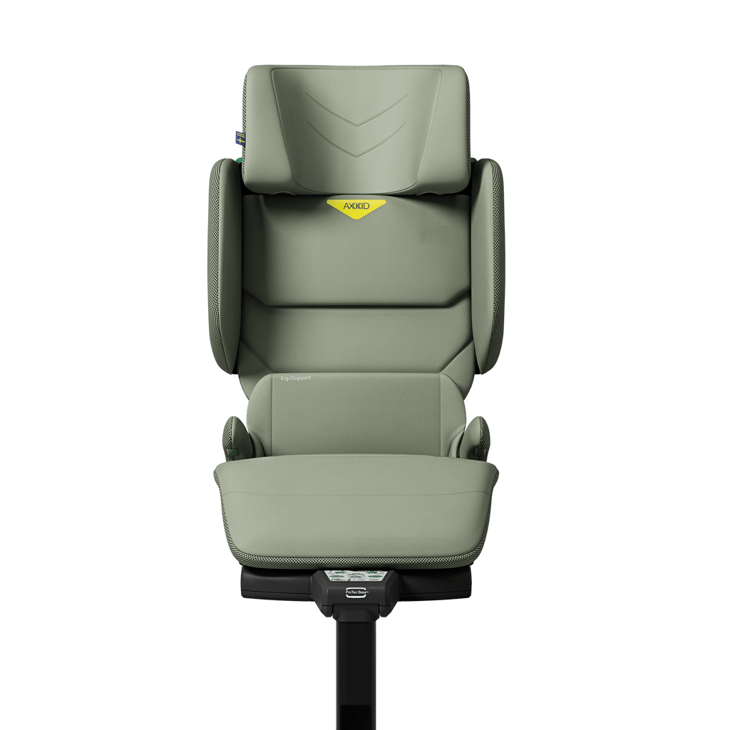 Axkid UP High Back Belt-Positioning Booster Car Seat - Nordic Bloom Green
