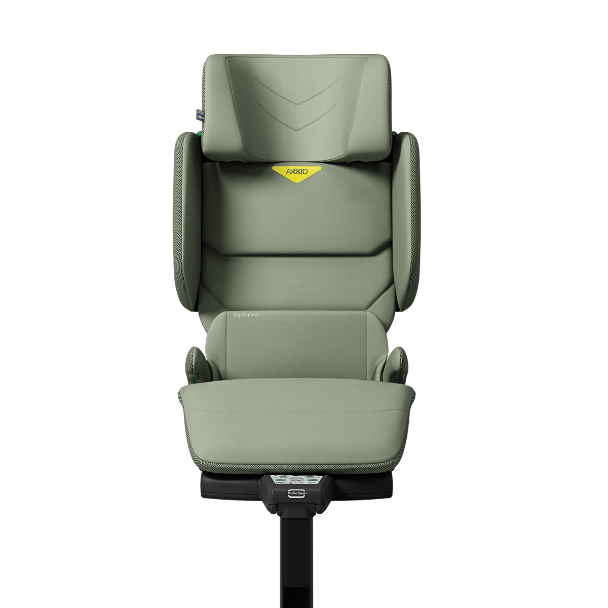 Axkid UP High Back Belt-Positioning Booster Car Seat - Nordic Bloom Green