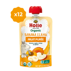 Holle Biodynamic Baby Food Pouches: Banana Llama (12 pack)
