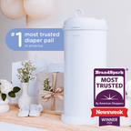 White Diaper Pail