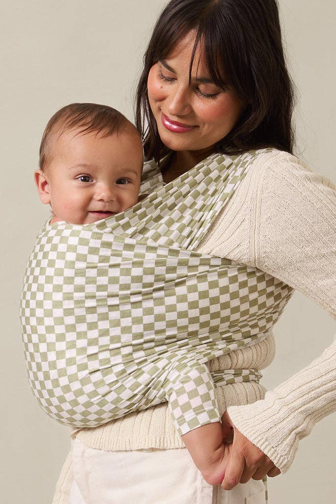 Sage Chequer Wrap