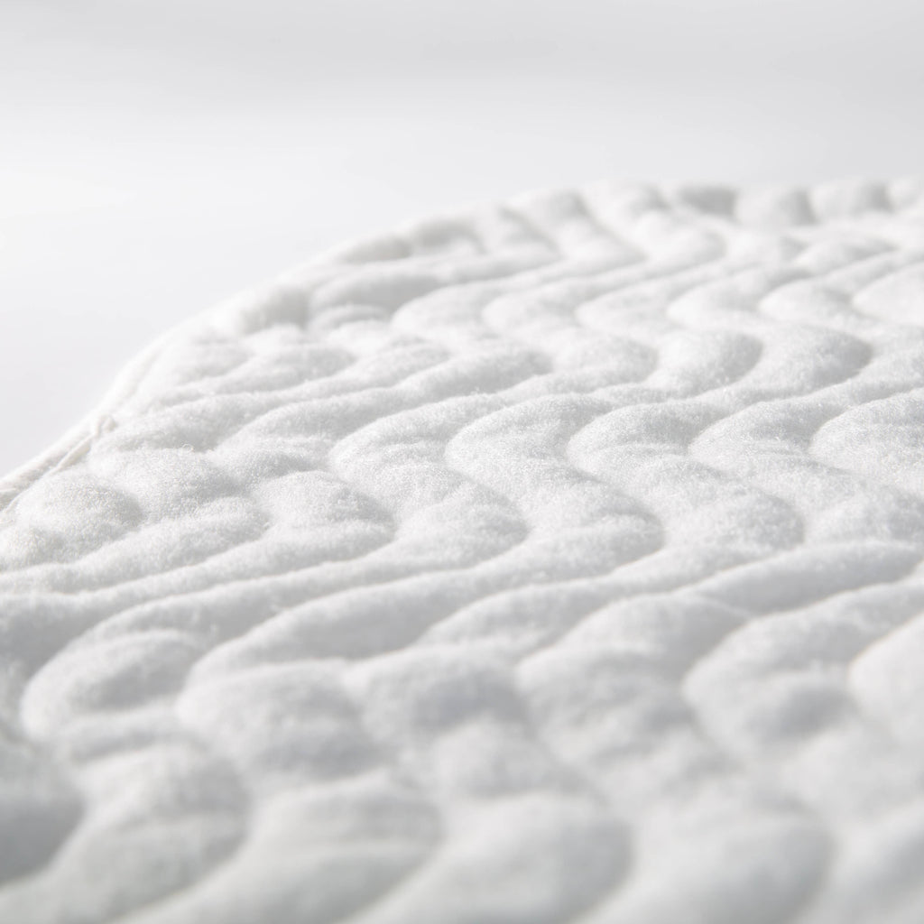 Quilted Reusable Changing Pad Liners, Easy to Clean, White