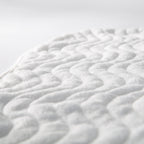 Quilted Reusable Changing Pad Liners, Easy to Clean, White