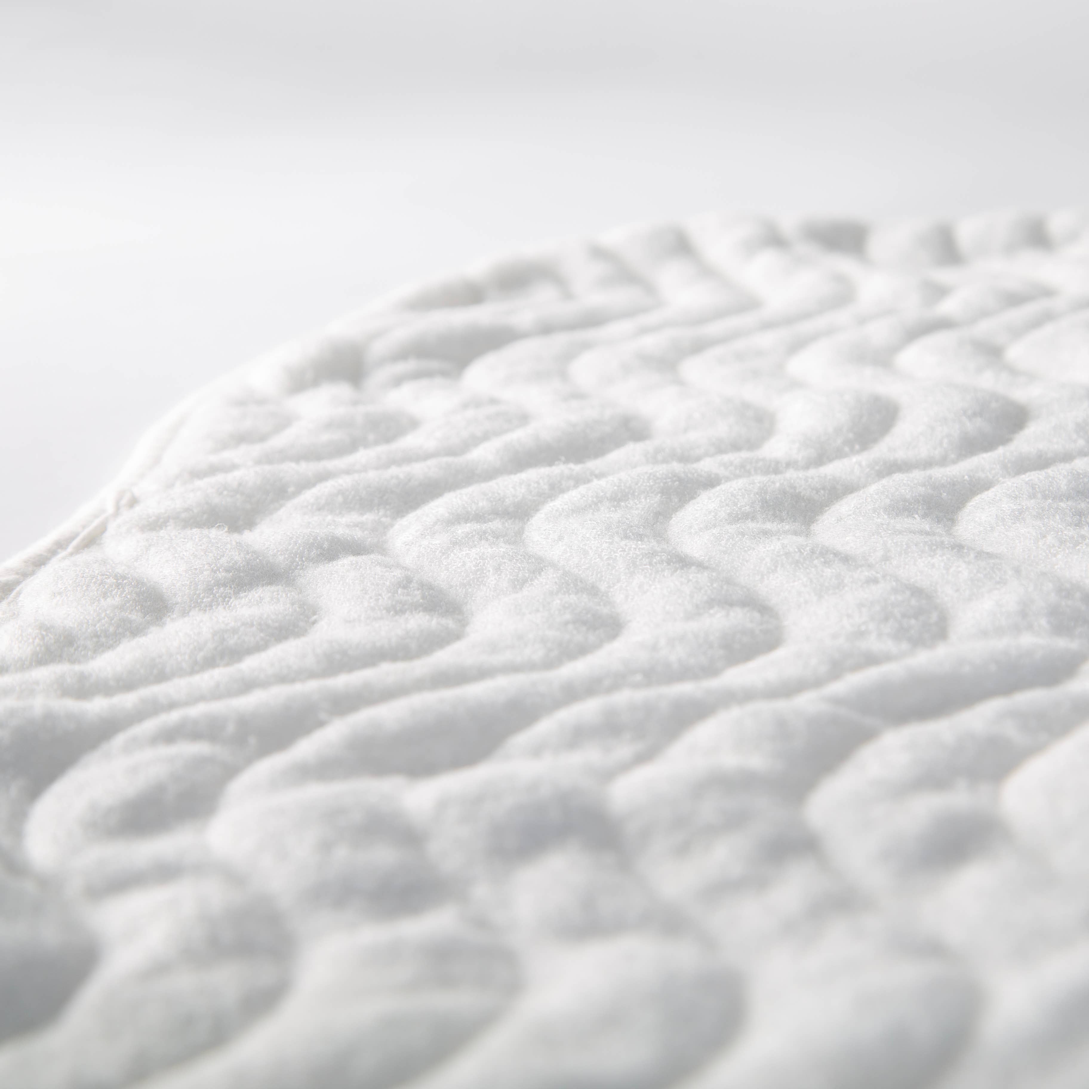 Quilted Reusable Changing Pad Liners, Easy to Clean, White