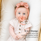 Cutie PAT Slant (0-6m) Pacifier + Teether