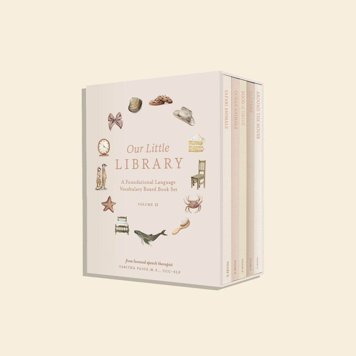 Nuestra Pequeña Biblioteca Vol. 2 (Set de 5 libros de cartón)