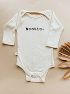 Bestie Organic Cotton Baby Bodysuit Long Sleeve