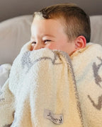 Heron Harmony Baby Blanket