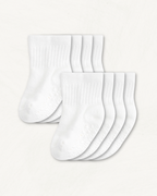 Baby Gripper Crew Socks 4-Pack (3-6 Months)