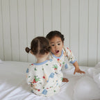 BabyRabbit Big Dino 3/4 Sleeve — Toddler Cotton Pajamas & Loungewear Set (12M–5T)