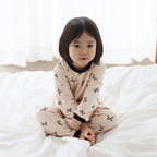 BabyRabbit Black Ribbon Long Sleeve — Toddler Cotton Pajamas & Loungewear Set (12M–5T)