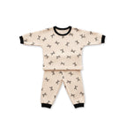 BabyRabbit Black Ribbon Long Sleeve — Toddler Cotton Pajamas & Loungewear Set (12M–5T)