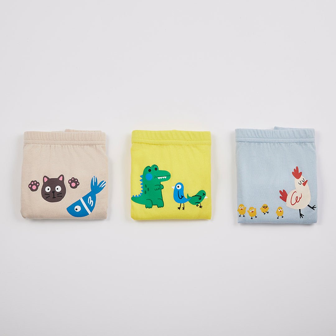 BabyRabbit Boys' Animal Underwear — Toddler Cotton Underwear Set (2-3T–4-5T)
