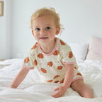 BabyRabbit Brown Poodle Short Sleeve — Toddler Pajamas & Loungewear Set (12-18M–5T)