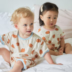 BabyRabbit Brown Poodle Short Sleeve — Toddler Pajamas & Loungewear Set (12-18M–5T)
