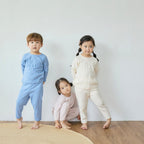 BabyRabbit Comfy Basic Long Sleeve — Toddler Cotton Pajamas & Loungewear Set (12M–3T)