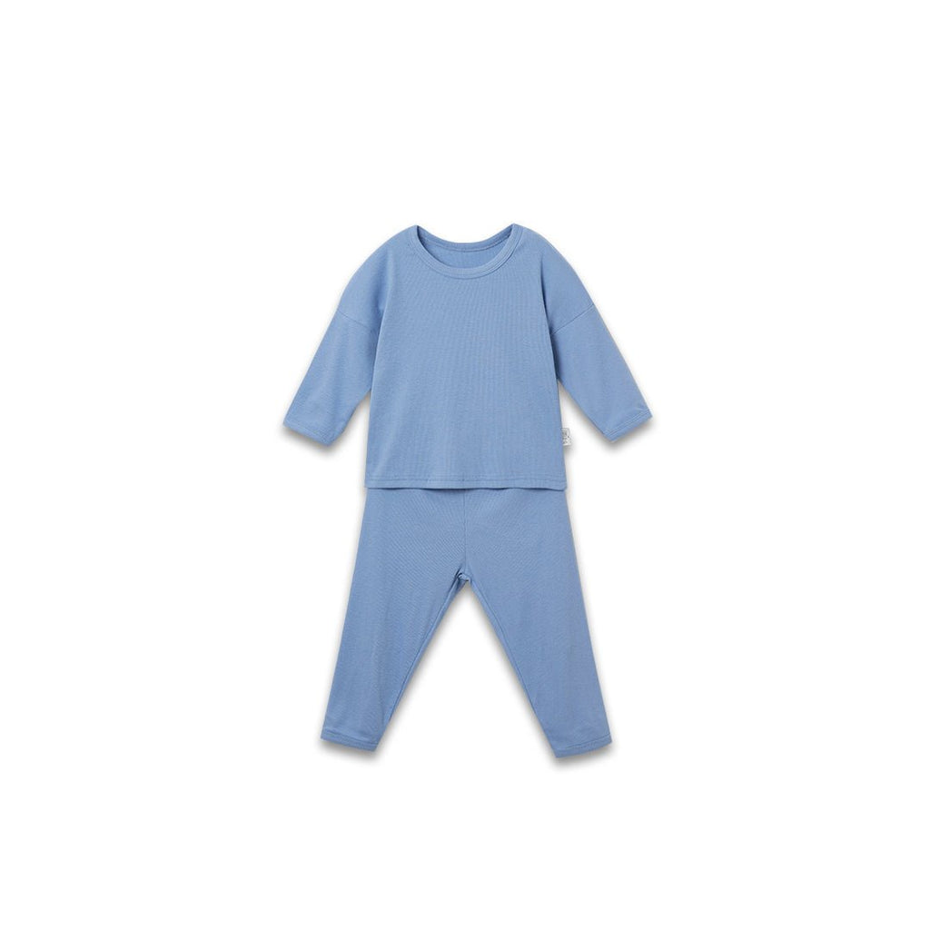 BabyRabbit Comfy Basic Long Sleeve — Toddler Cotton Pajamas & Loungewear Set (12M–3T)