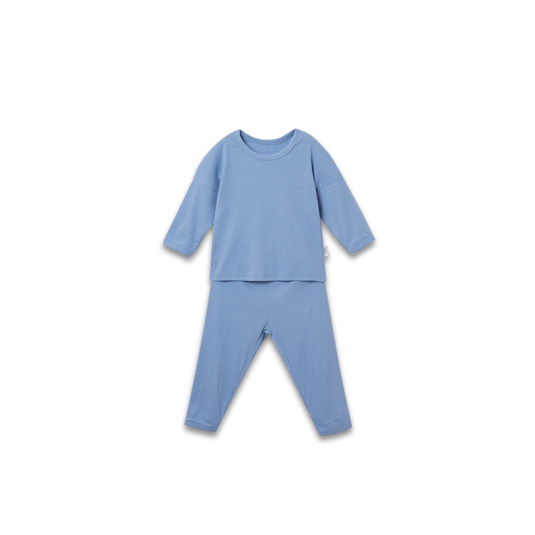 BabyRabbit Comfy Basic Long Sleeve — Toddler Cotton Pajamas & Loungewear Set (12M–3T)