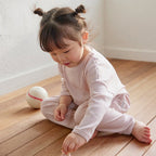 BabyRabbit Comfy Basic Long Sleeve — Toddler Cotton Pajamas & Loungewear Set (12M–3T)