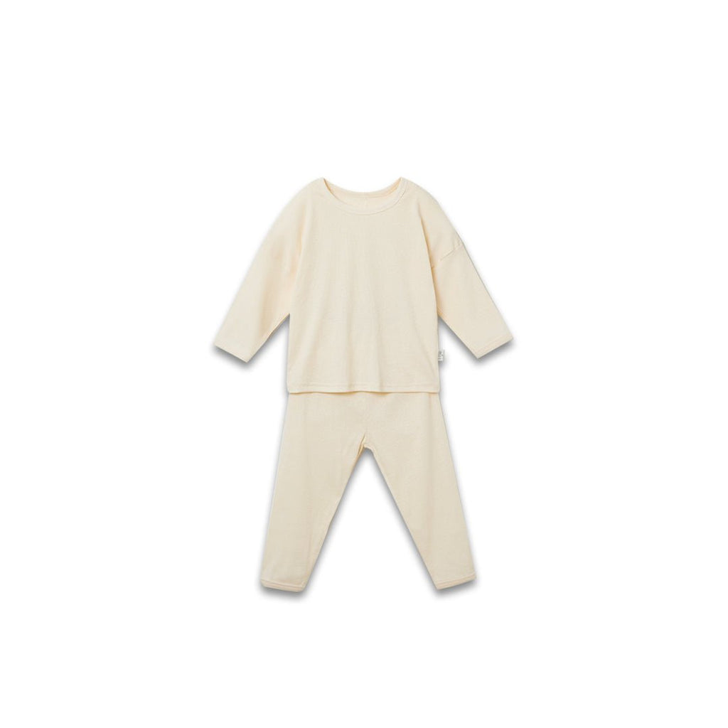BabyRabbit Comfy Basic Long Sleeve — Toddler Cotton Pajamas & Loungewear Set (12M–3T)