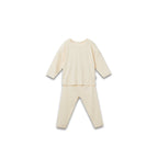 BabyRabbit Comfy Basic Long Sleeve — Toddler Cotton Pajamas & Loungewear Set (12M–3T)