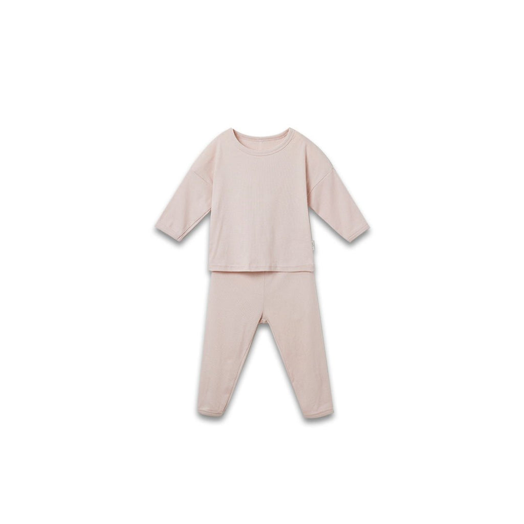 BabyRabbit Comfy Basic Long Sleeve — Toddler Cotton Pajamas & Loungewear Set (12M–3T)