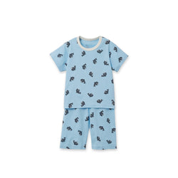 BabyRabbit Dolphin Toddler Loungewear Set — Short-Sleeve Top & Crop Pants, 96% Cotton (12M–5T)